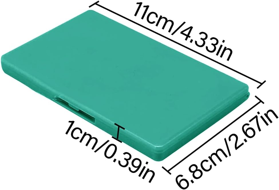 WELANE Magnetic Needle Storage Case, Green Magnetic Box Sewing Kit for Storing Small Metal Objects, Sewing Needles, Push Pins (11 X 6.7Cm/4.3 X 2.6In) image number 1