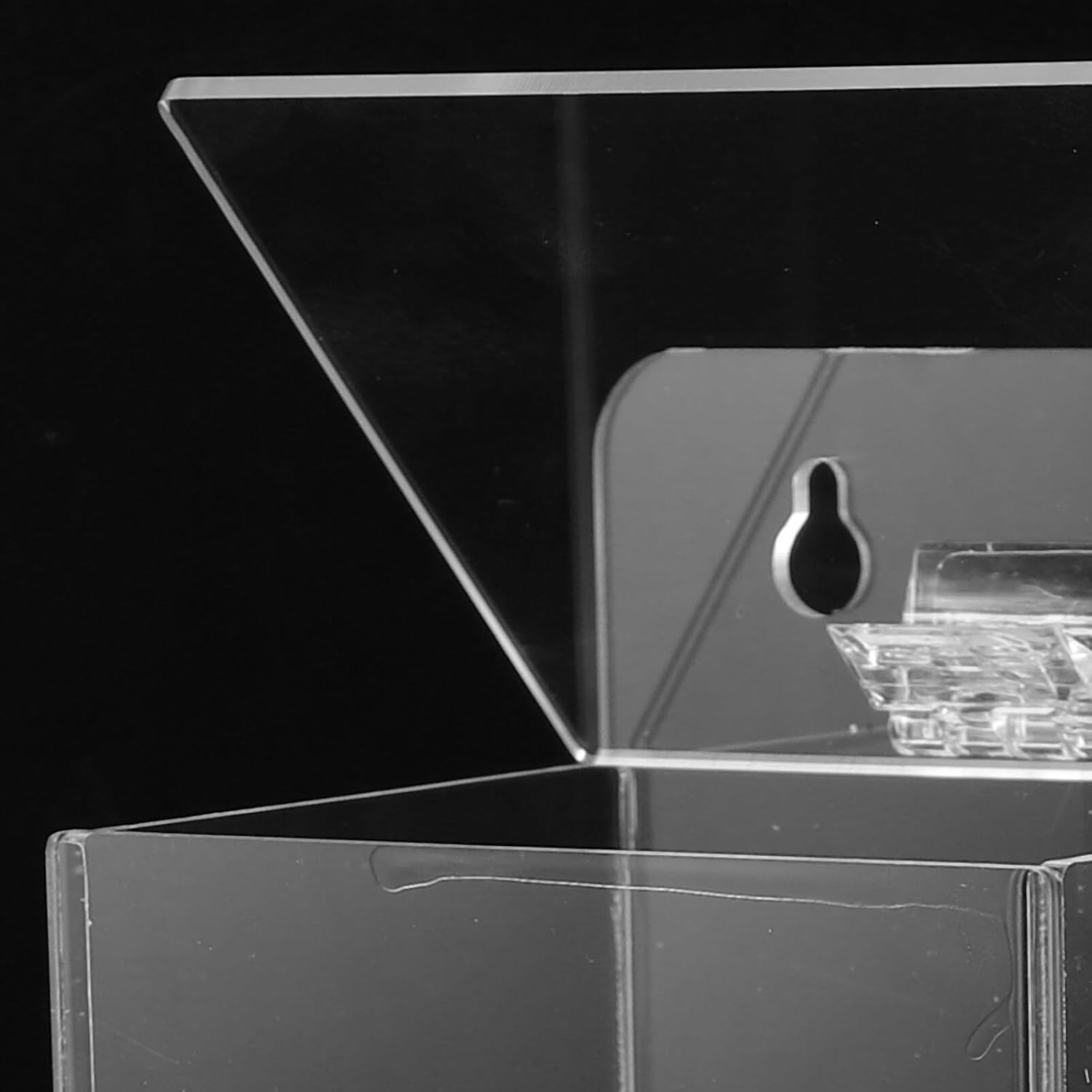 Clear Acrylic Hygiene Dispenser - Sanitation Station Gloves Masks Hairnets Box Holder Wall Mount or Tabletop Storage Containers image number 4