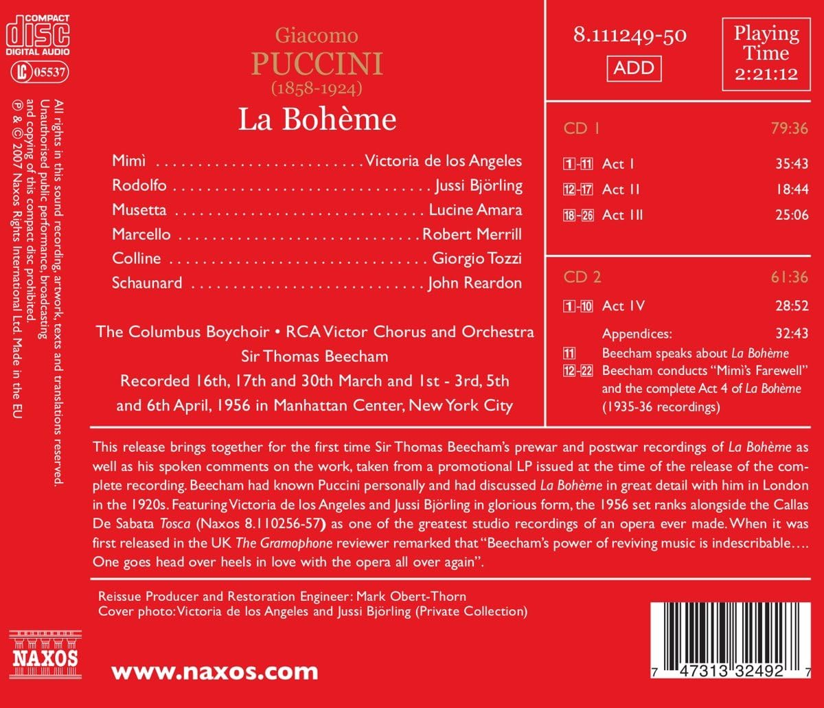 Puccini: La Boheme