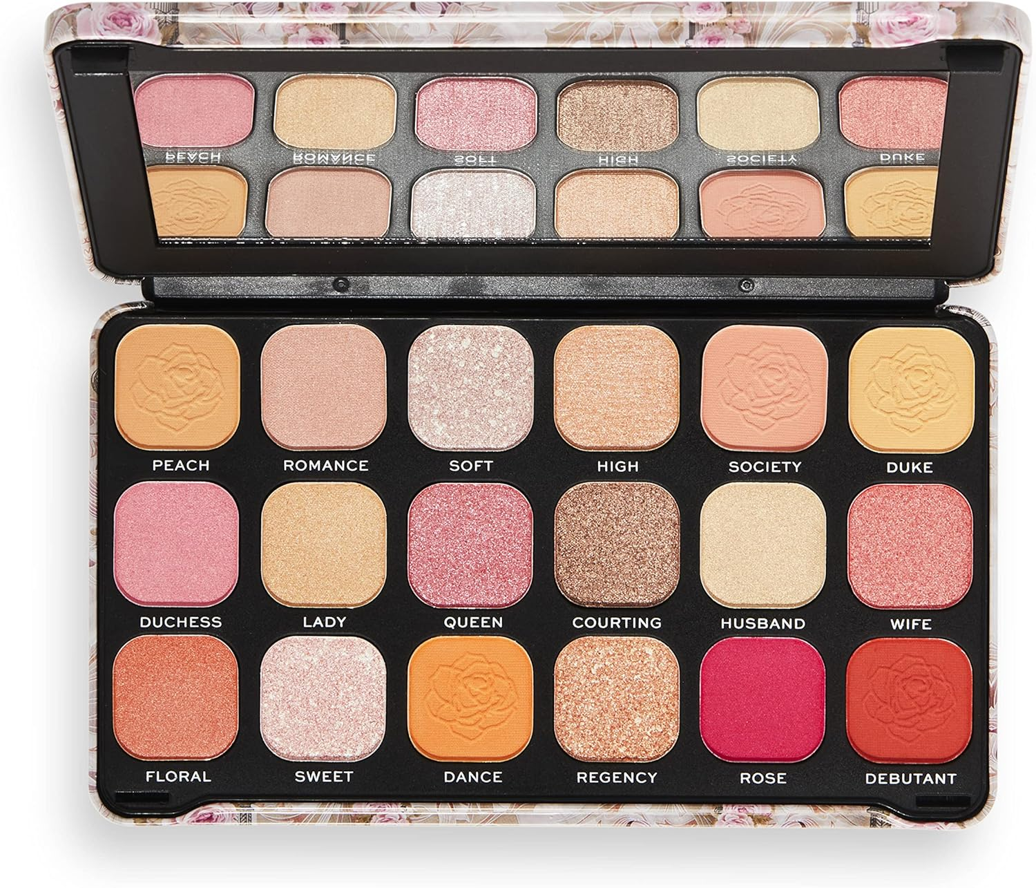 Revolution Forever Flawless Regal Romance Shadow Palette 18.8 G, Beige image number 2