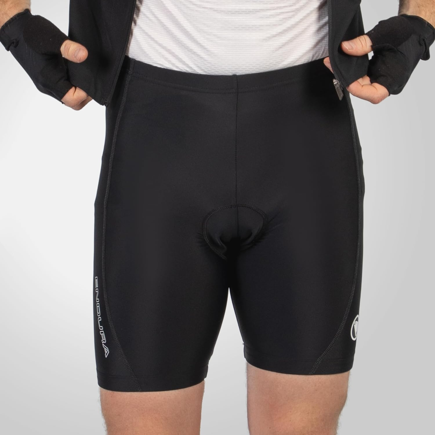 Endura Mens 6-Panel Road Cycling Short Black image number 2