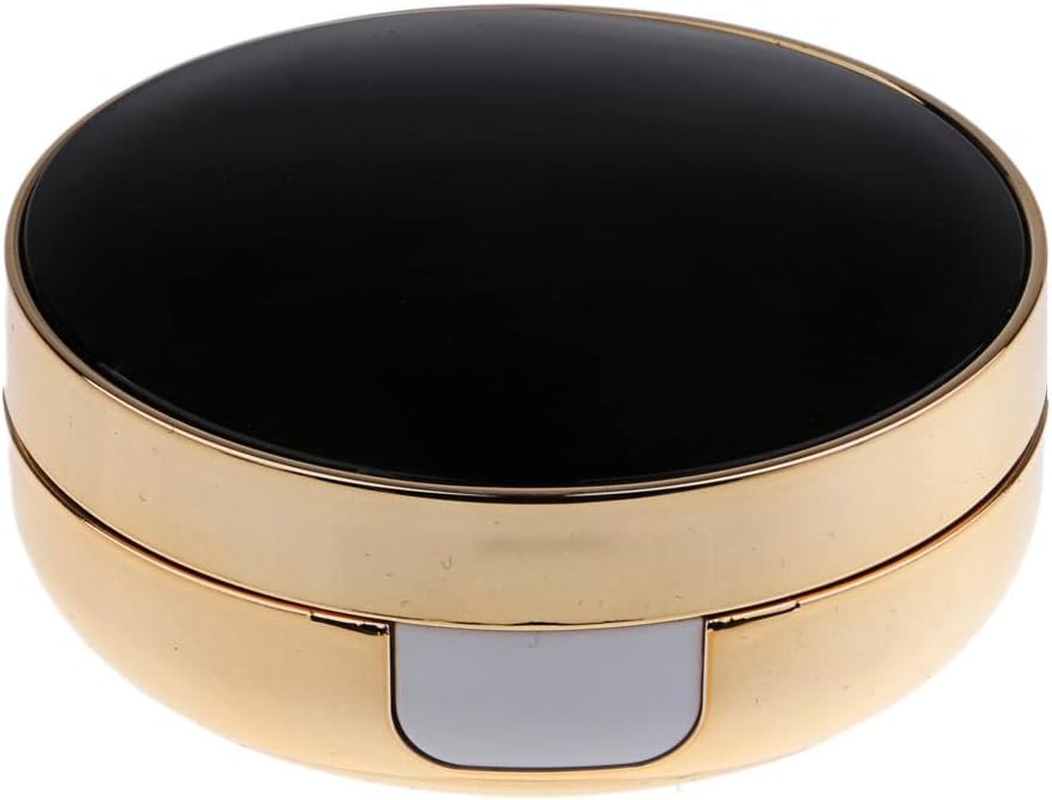 VMS INDIA Empty Makeup Powder Foundation Case Air Cushion Puff BB Cream Container 15G Gold image number 4