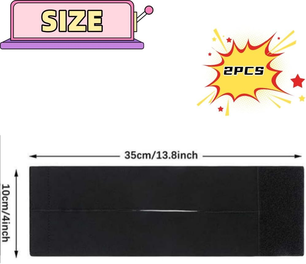 2Pcs Baseball Glove Wrap Softball and Baseball Glove Strap Band Baseball Mitt Shaper for Protection Baseball Sports image number 3