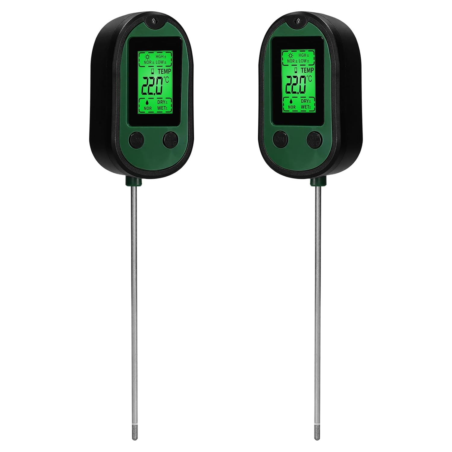 Multifunctional Soil PH Tester High Accuracy Temperature Sunlight Intensity Garden Planting Handheld Test Tool Detect Device image number 3