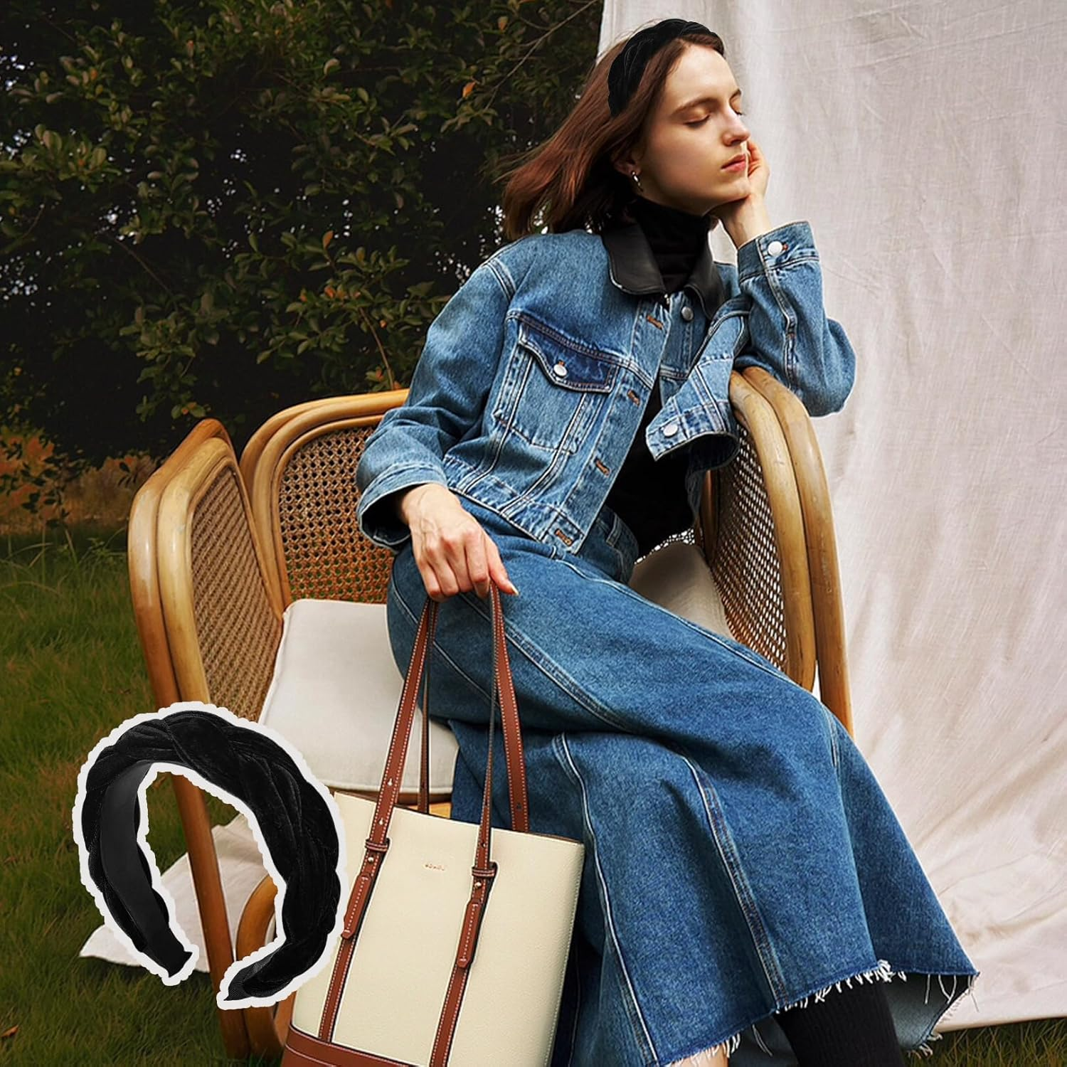 Women'S Headband, Black, Headband for Headband, Braided Headband, Women'S Headbands, Braided with Elastic, Adjustable Hair Bands, Cross Braiding Hair Band Accessories, Headband Oktoberfest image number 5