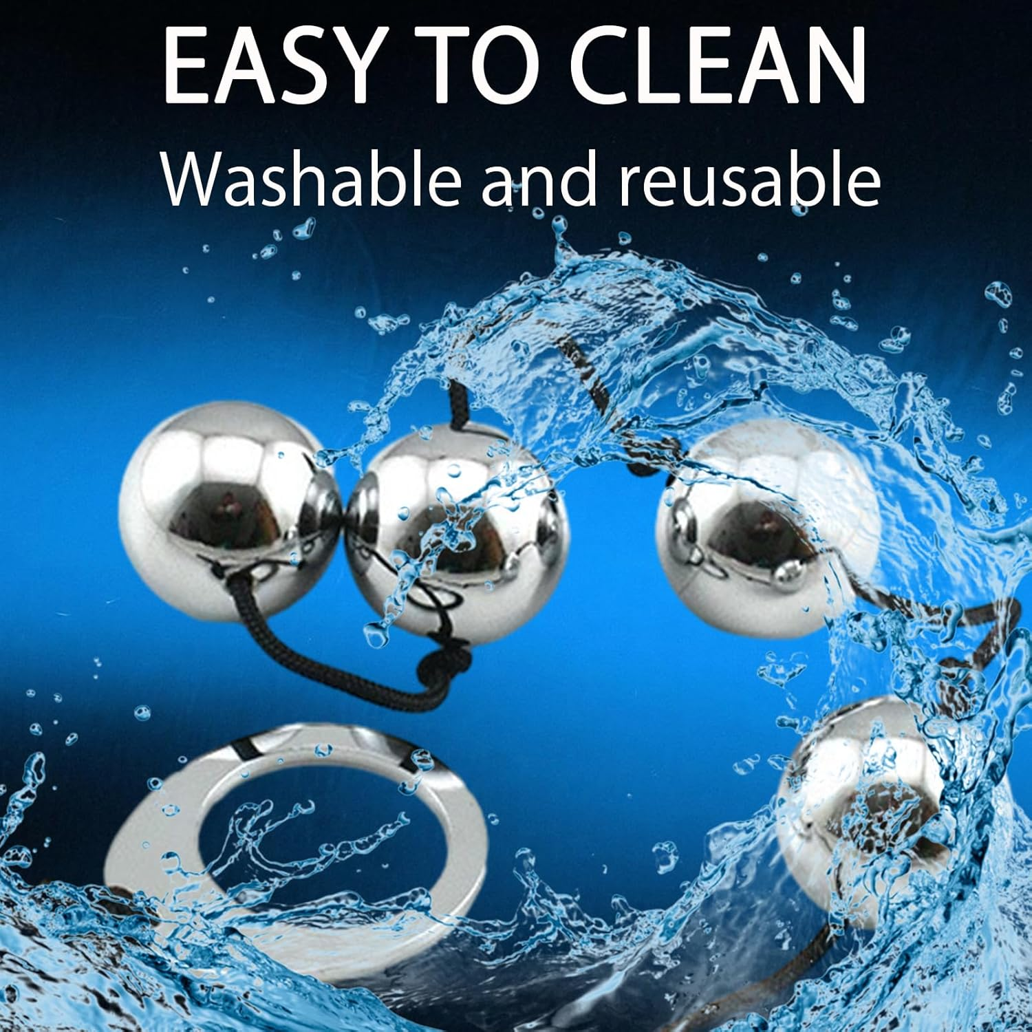 Metall Analkugeln Butt Plug Set 5 Gewichtete Kugeln Mit Ziehring Silikonseil Prostatamassager SM Fetisch Spielzeug F&uuml;r M&auml;nner Frauen Paare Erwachsenenspiele Zur Sexuellen Luststeigerung image number 3
