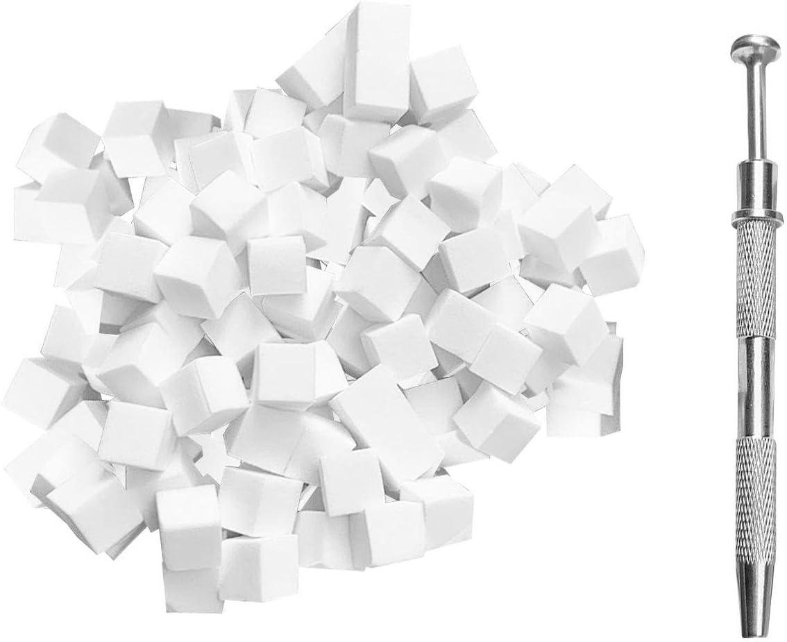 200 Manicure Tofu Cubes 1 Scratch Pen Manicure Tools Manicure Sponge Sponge image number 4