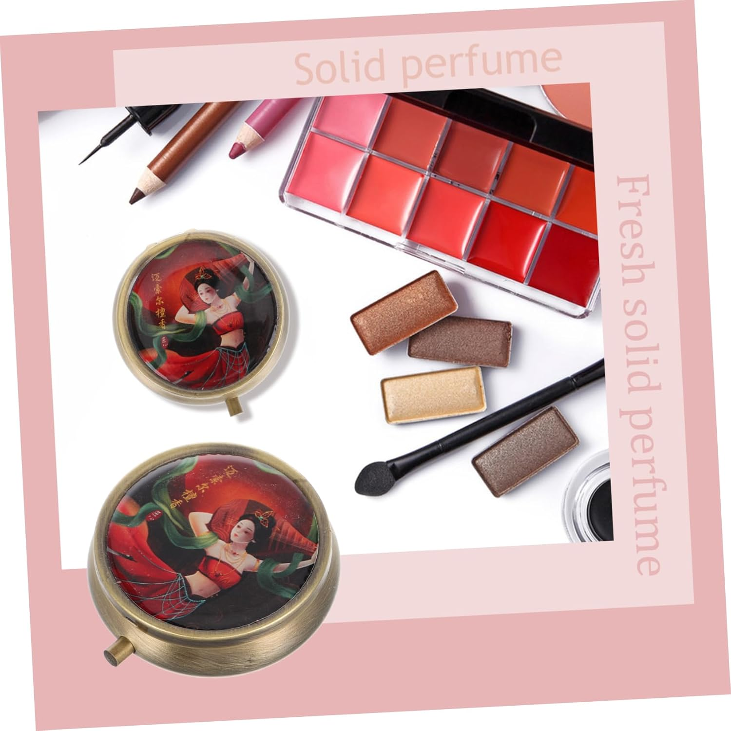 BAZEITFLOW Solid Perfume for Women and Men Portable Body Fragrance Natural Ingredient Scented Solid Balm Travel-Friendly Personal Fragrance for Daily Use And-The-Go Freshening image number 3