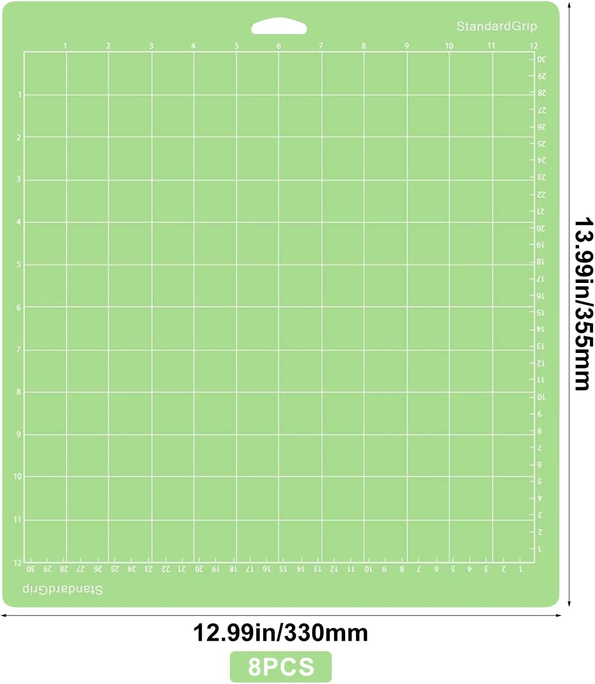 8 Pack Cri-Cut Standardgrip Machine Mats 12X12 Inch Standardgrip Adhesive Sticky Non-Slip Durable Mat,Reusable Cutting Mat for Cri-Cut Explore One/Air/Air 2/Maker Cut Mats Replacement Accessories image number 4