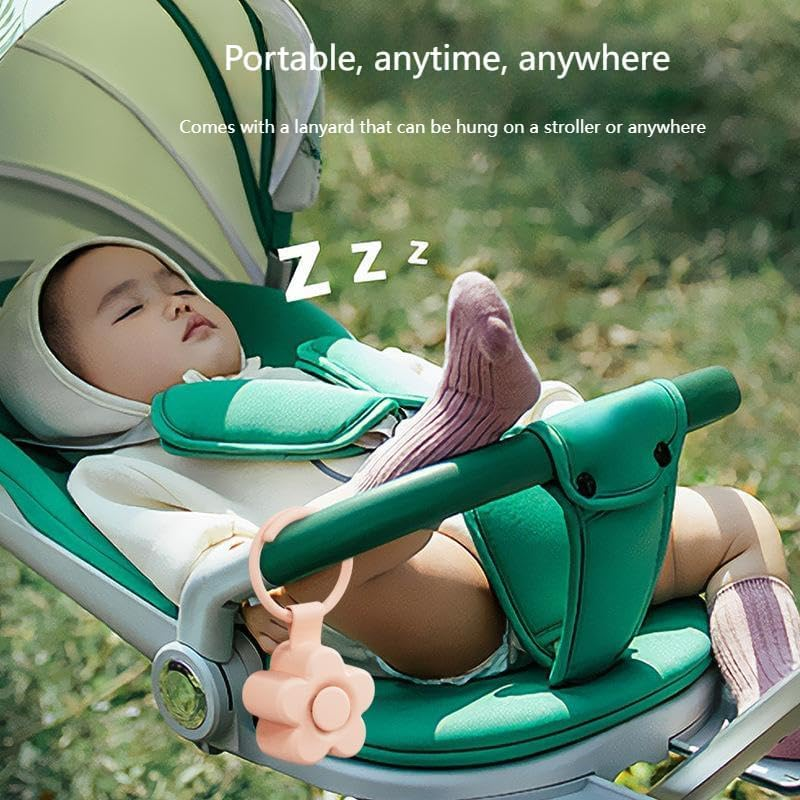 Portable White Noise Machine for Babies & Adults - Sleep Soother with Timer, Clip-On Design for Strollers, Travel, and Registry Gifts (Pink, One Size) image number 3