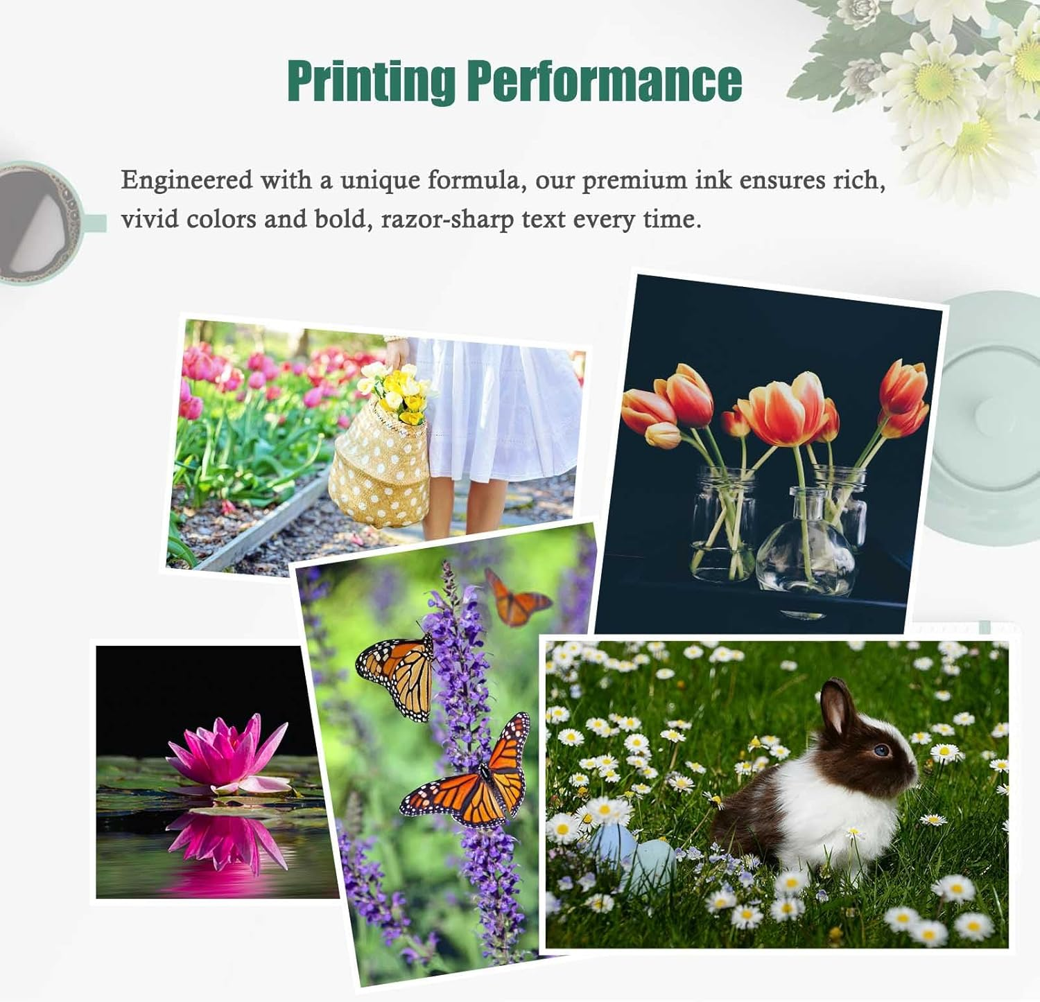 65XL Ink Cartridg Compatible for HP Ink 65 65XL Works with HP Deskjet 2600 2620 2621 2622 3722 3752 Envy 5020 5030 5058 5052 5055 (1 Black) image number 2