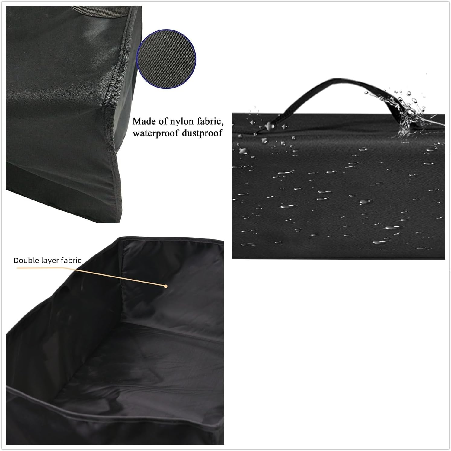 Deep Fryer Cover,Heavy Duty Waterproof,Compatible with OVENTE 2 Liter Electric Deep Fryer FDM2201BR/FDM2201CO (Black) - Light Grey image number 1