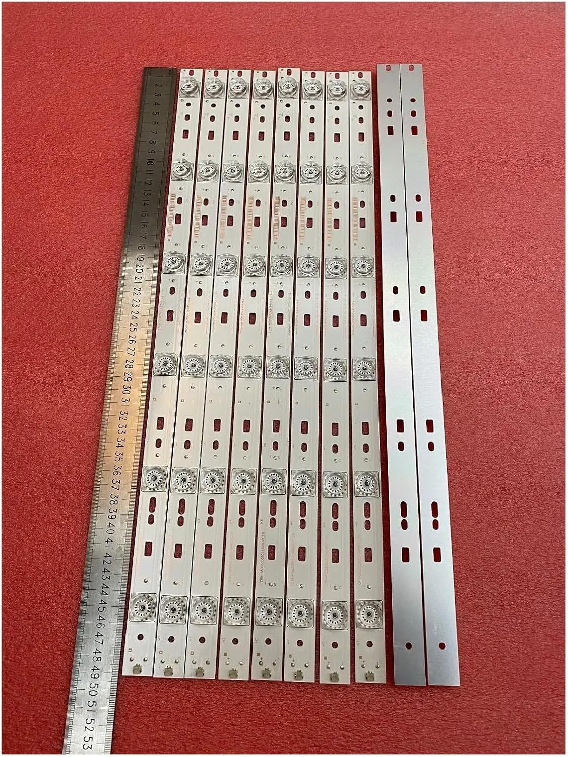 LED Backlight Strips 6LED for Tele.Fun/Ken TF-LED50S13T2 SW50D06A-ZC14CG-02 SW500M05 50S9 K50 K50J Pptv 50C2S CRH-A503535060151 (Color : Kit 10Pcs for 1 TV)