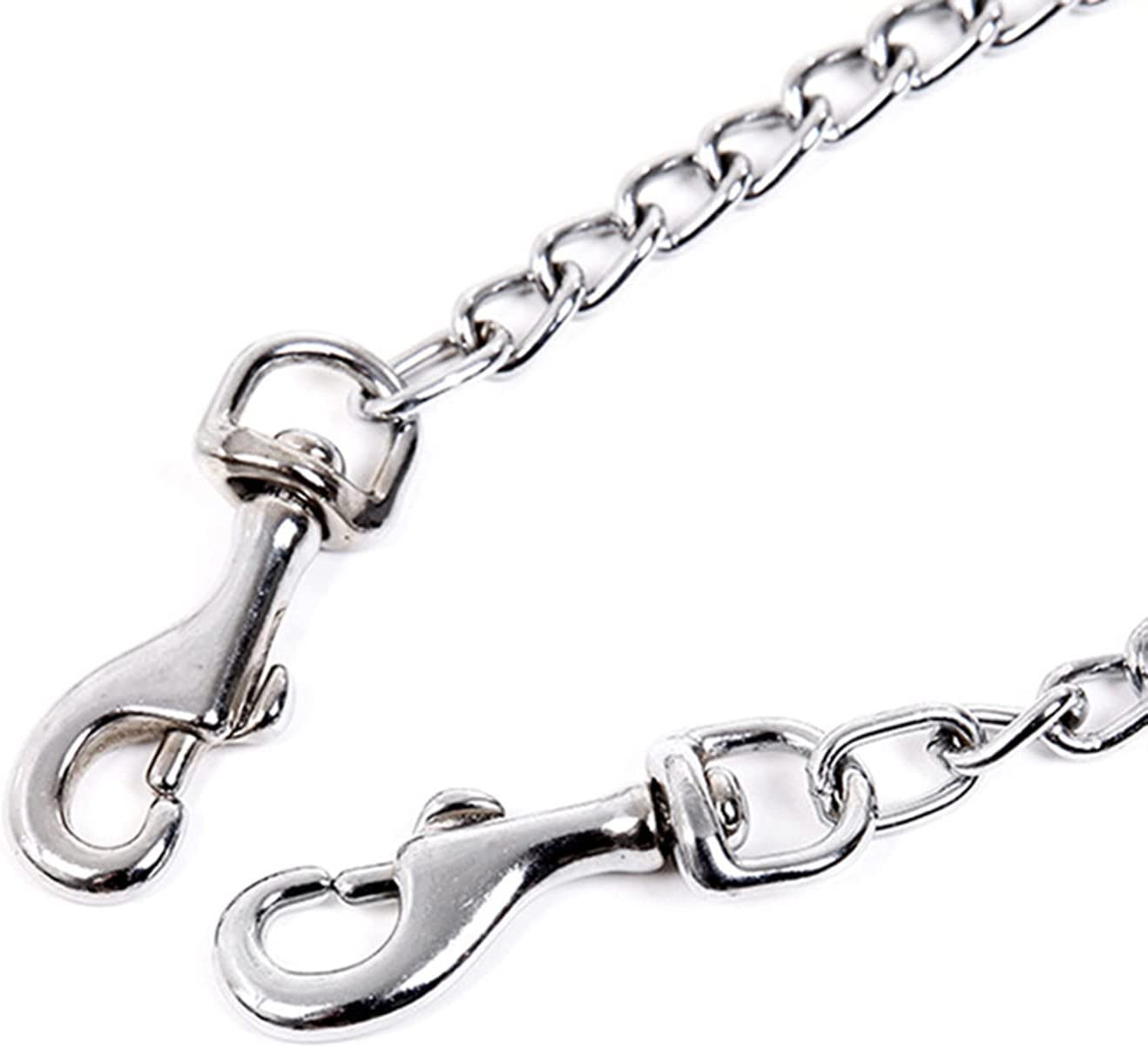 LERTREEUK Double Lead for Dog, Stainless Steel, 2 Way Chain, Double Dog Coupler, 50 Cm image number 4