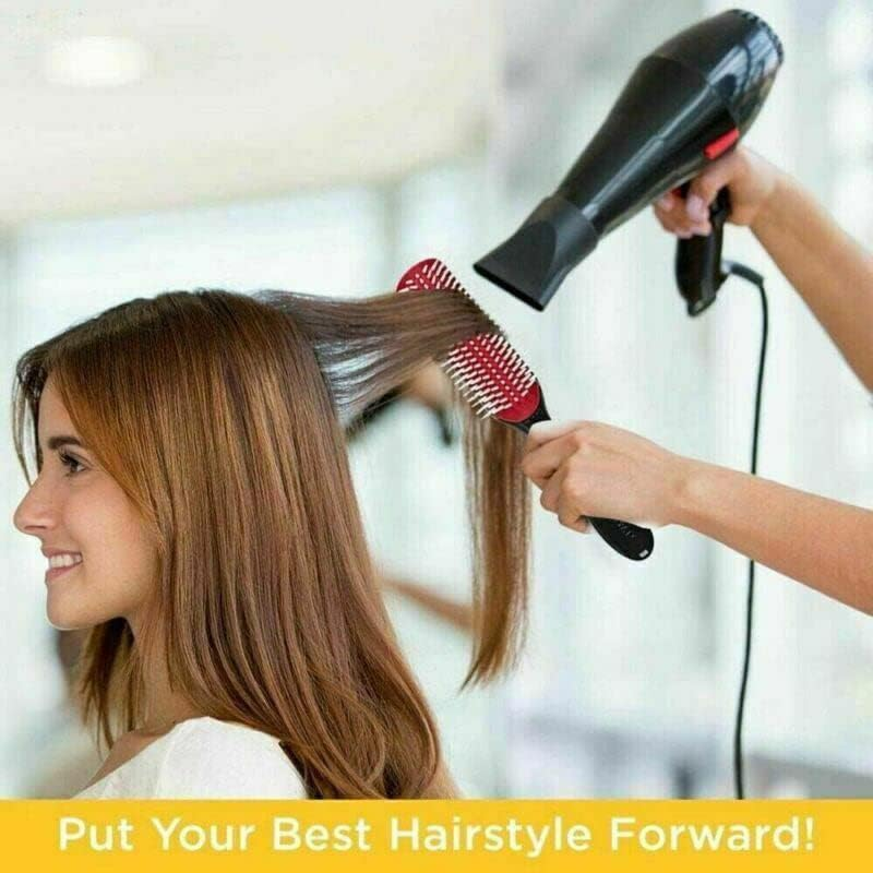 AIMALL New Hair Styling Brush Classic D3 Medium (9 Row) Comb Styling Hairbrush for Smoothing, Shaping, and Polishing image number 4