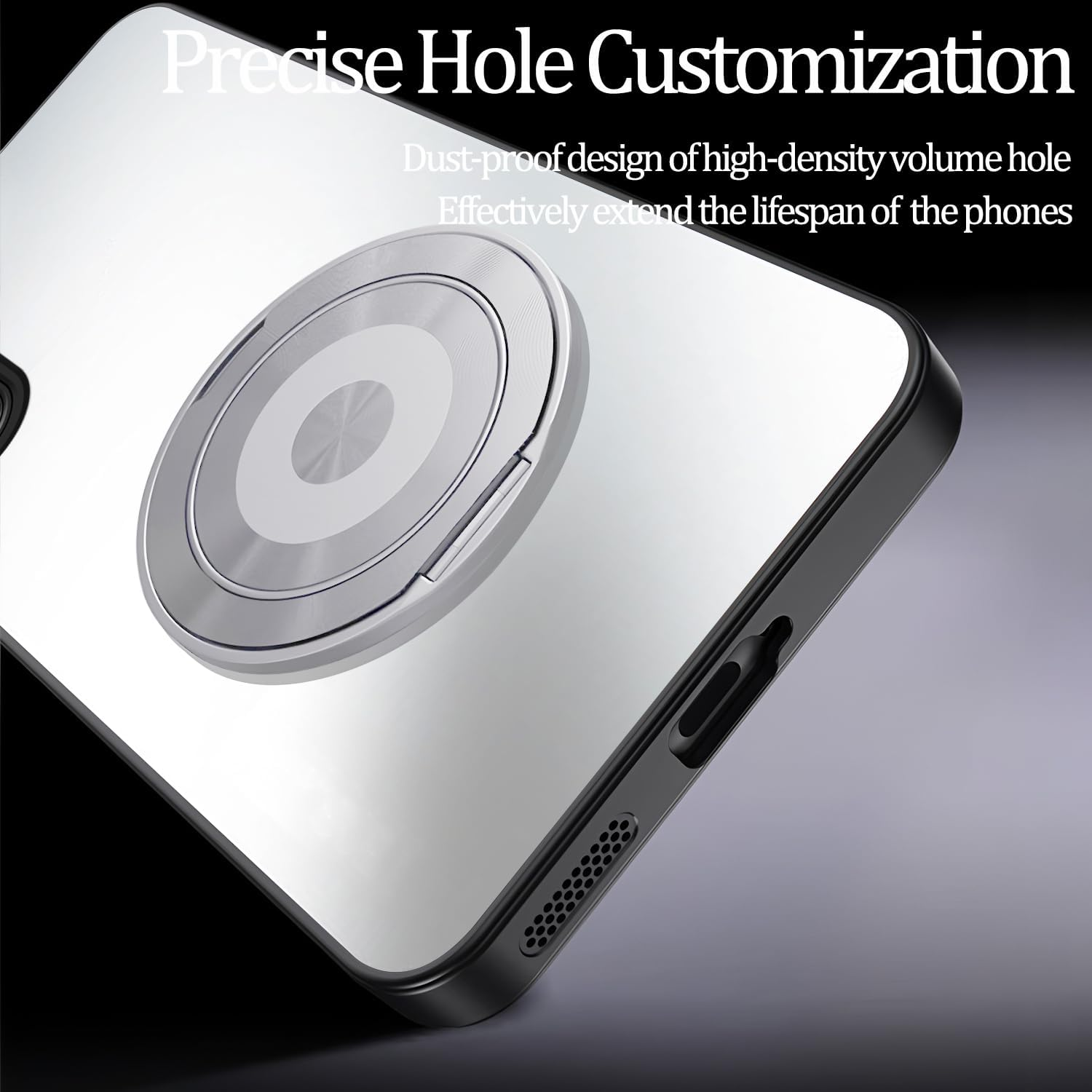 Anlalish Mobile Phone Case Compatible with Redmagic 10 Air, Silicone Matt, Slim Protective Case for ZTE Nubia Red Magic 10 Air with Magnetic Holder, Cover Accessories, Shockproof, Scratch-Resistant image number 2