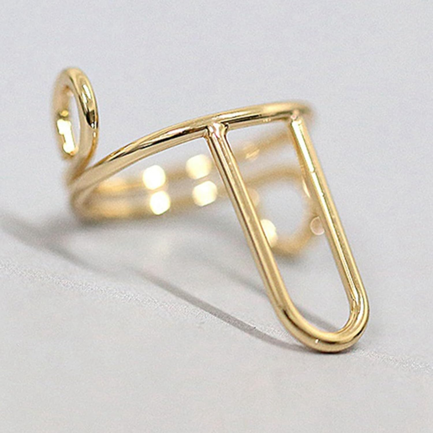 20 Pieces Sets Thin Nail Rings for Ladys Daily Fingertip Protective Cover Ring Jewelry Gift to Girlfriend Gold image number 3