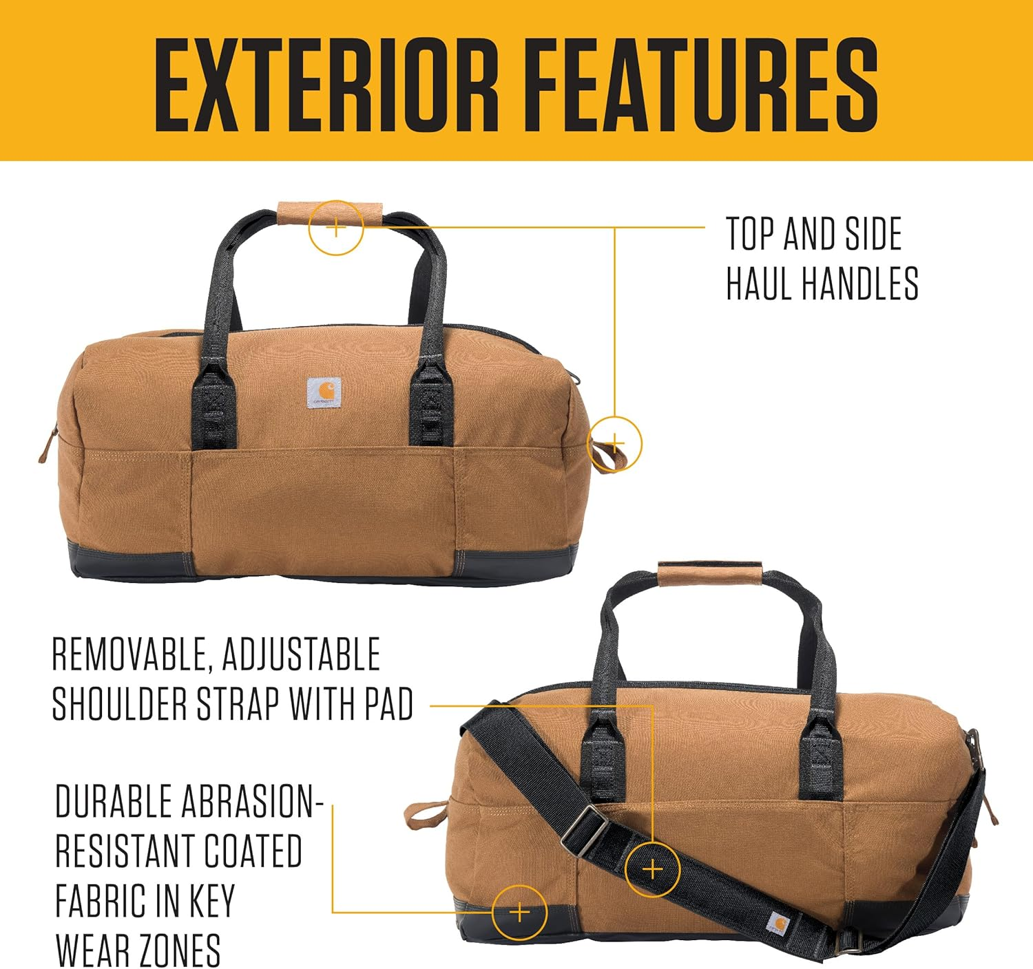 Carhartt Classic Duffels, Heavy-Duty Bag for Jobsite image number 7