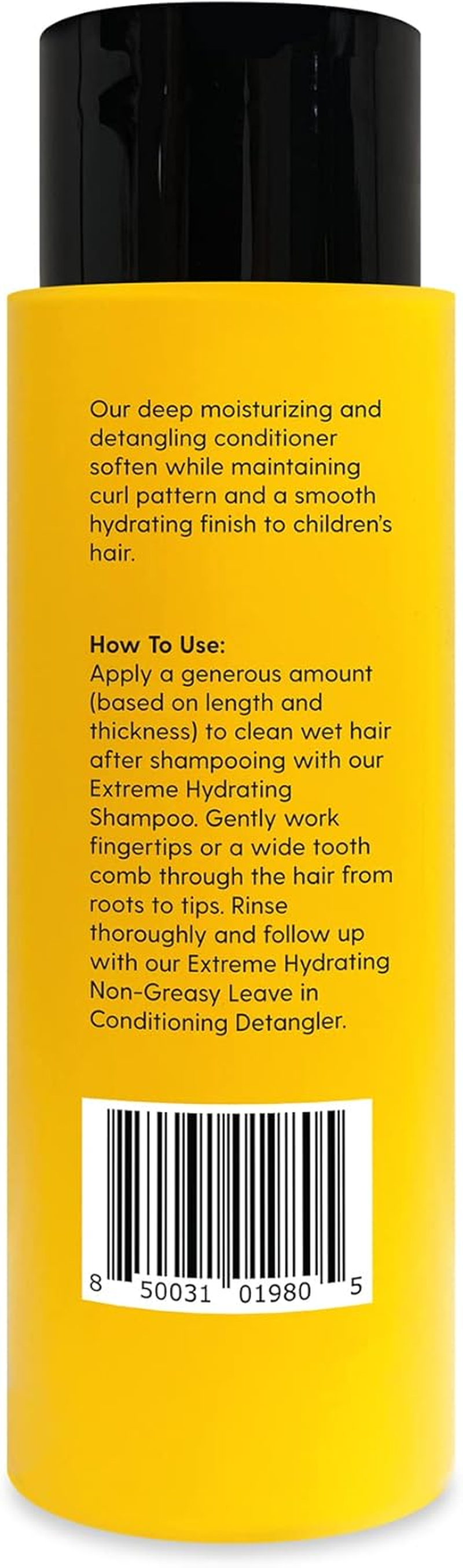 Sunny Isle Kids Care Extreme Hydrating Conditioner 12Oz | Gentle Care Coils, Waves & Curls | Jamaican Black Castor Oil Infused | Sulfate & Paraben FREE image number 5