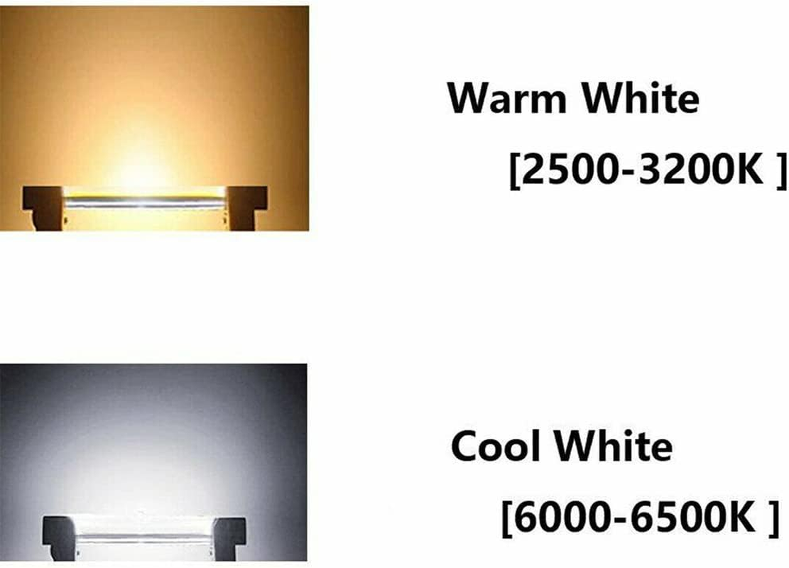 AU R7S 78Mm COB Replacement for Halogen Lamp Corn Bulb Light LED Flood Light (5W 6500K-Cold White) image number 2