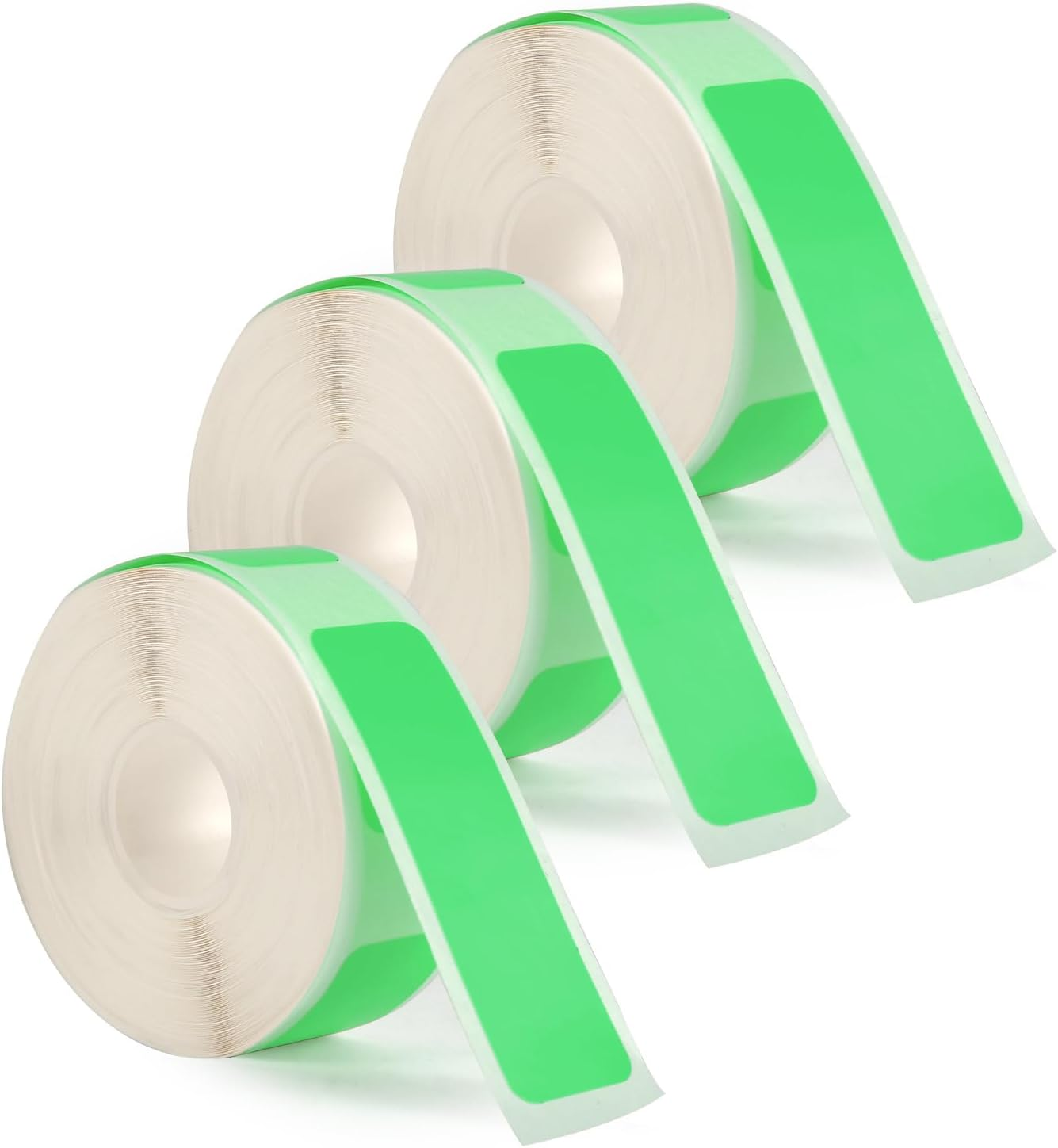 3 Rolls Label Maker Tape for Phomemo D30 Label Printer Machine, 12Mm X 40Mm Thermal Paper Stickers Waterproof Self Adhesive Label Tape Replacement for Home Office School Files (Red)