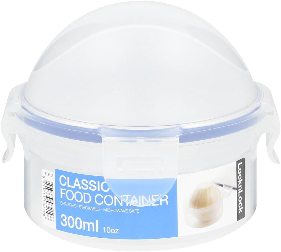 Locknlock Easy Essentials Food Storage Lids/Airtight Containers, BPA Free, Butter-25 Oz, Clear - 10 Oz, Onion