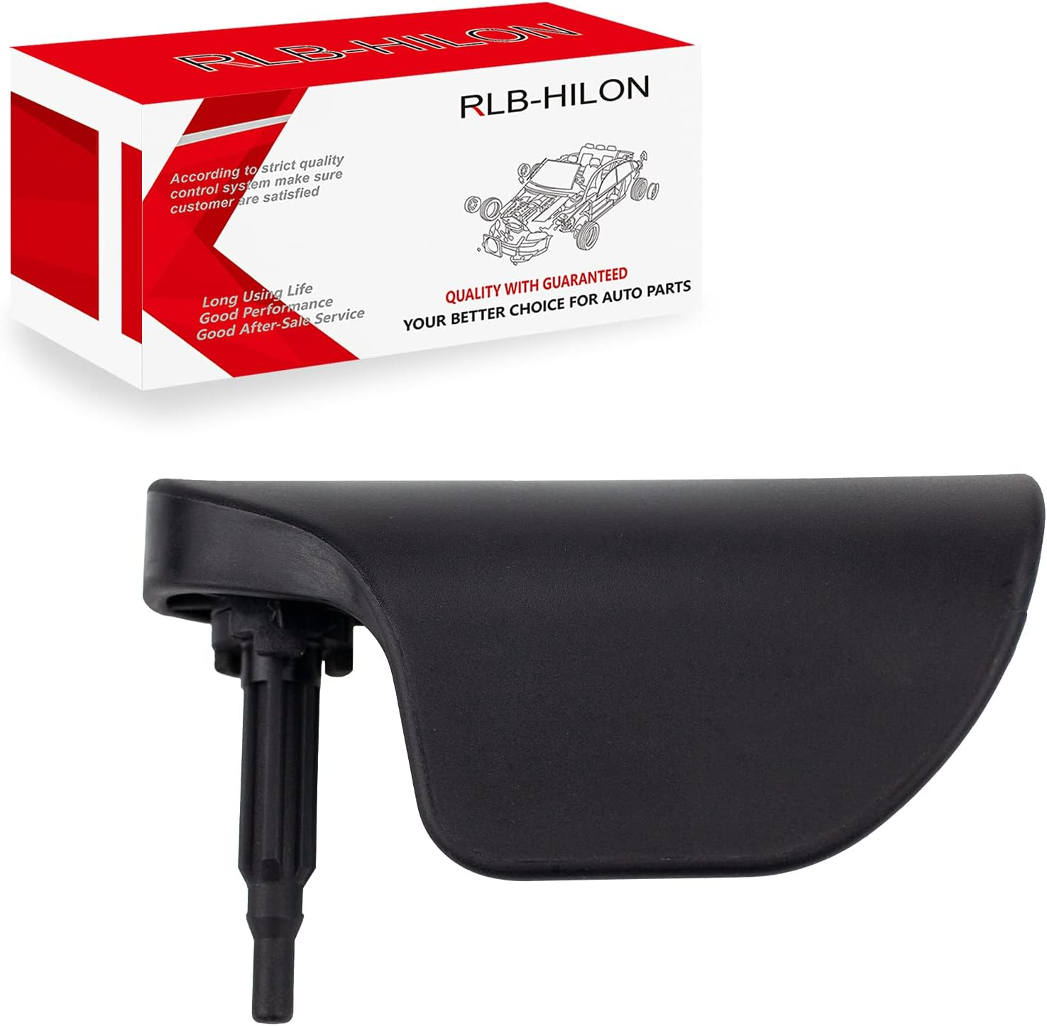 RLB-HILON Hood Latch Release Handle Compatible with Audi TT TTRS 2007 2008 2009 2010 2011 2012 2013 2014, for 8J1823533C image number 4