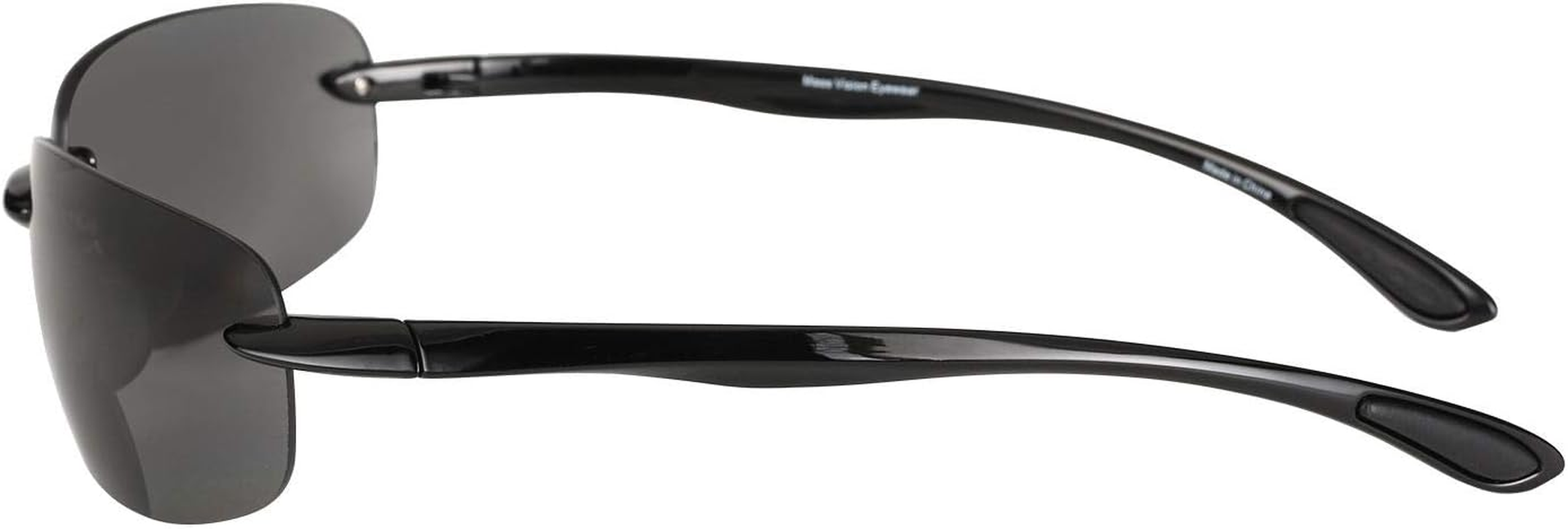 2 Pair of Maui Sunshine Bifocal Sunglasses Lightweight TR90 Frames for Men and Women. Polarized and Non Polarized Available. (Non Polarized - Black/Black, 2.0) image number 1
