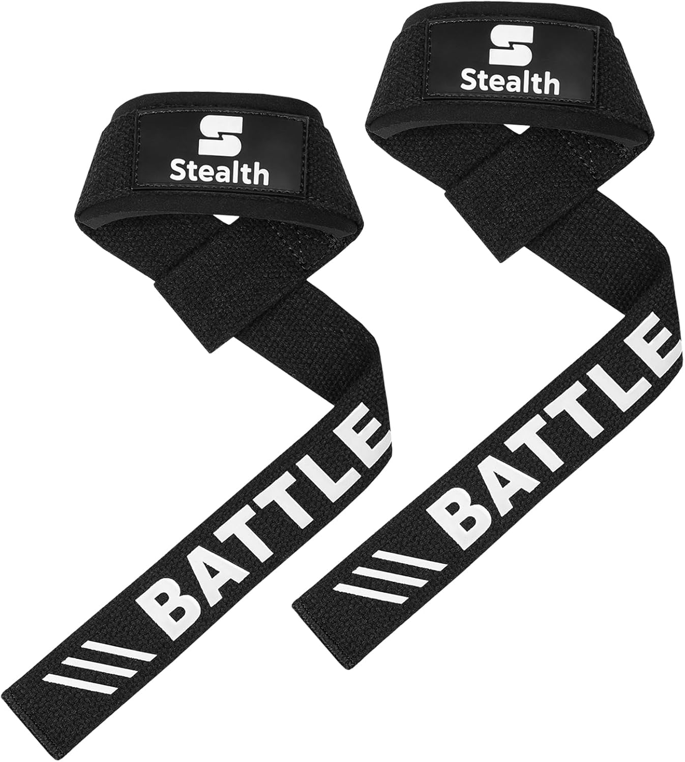 Stealth Sports Weight Lifting Straps with Non-Slip Handle - Heavy Duty Padded Fitness & Deadlifting Straps for Bodybuilding, Gym, Fitness and Powerlifting image number 6