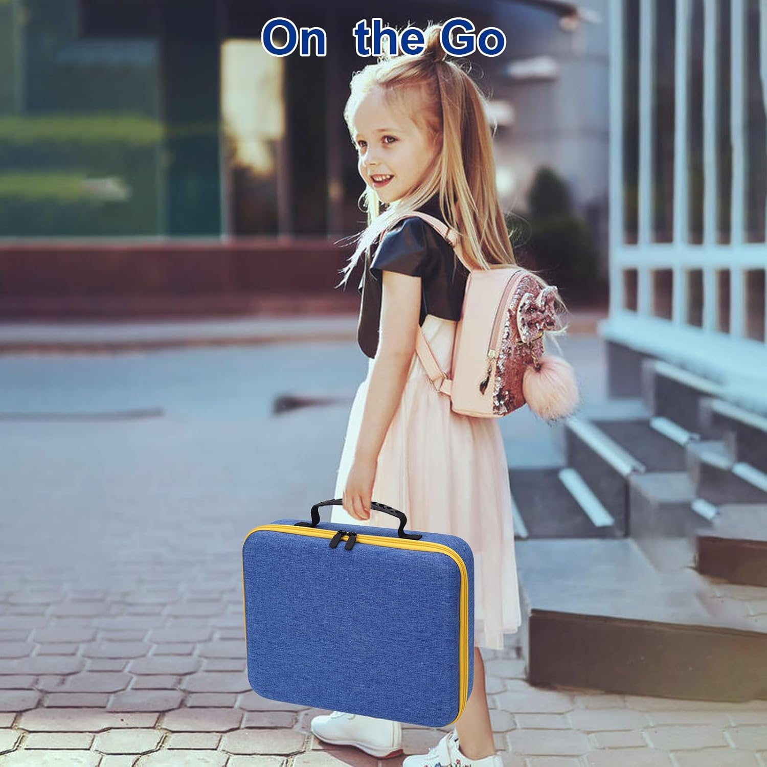 MGZNMTY Storage Case Compatible with Little Tikes Story Dream Machine Books for Kids, Storybook Projector Audio Play and Character Collection Toddler Toys Gifts Travel Box (Only Case) image number 3