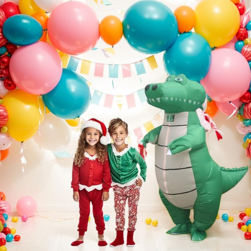 Inflatable Costume Funny and Quirky Inflatable Costumes Role Play Crocodile Costume Costumes for Adults Suitable for Parties Halloween and Christmas image number 5