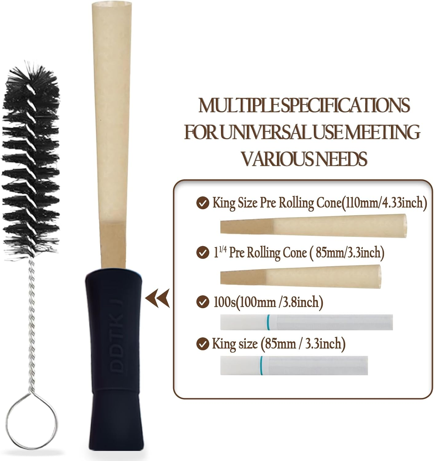 Reusable Silicone Filter, Anti-Cracking, Suitable for Various Sizes of Paper, Comparable to Glass Filters Adapter (Black*2)