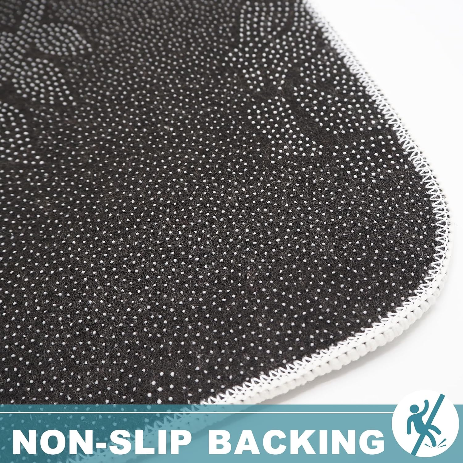 Microfiber Absorbent Bath Mat 50X80Cm, Non-Slip Bathroom Rug Washable Thin Bathroom Floor Mat, Soft Quick Dry Bath Carpet for Bathroom Floor, Tub, Shower (Green) image number 1