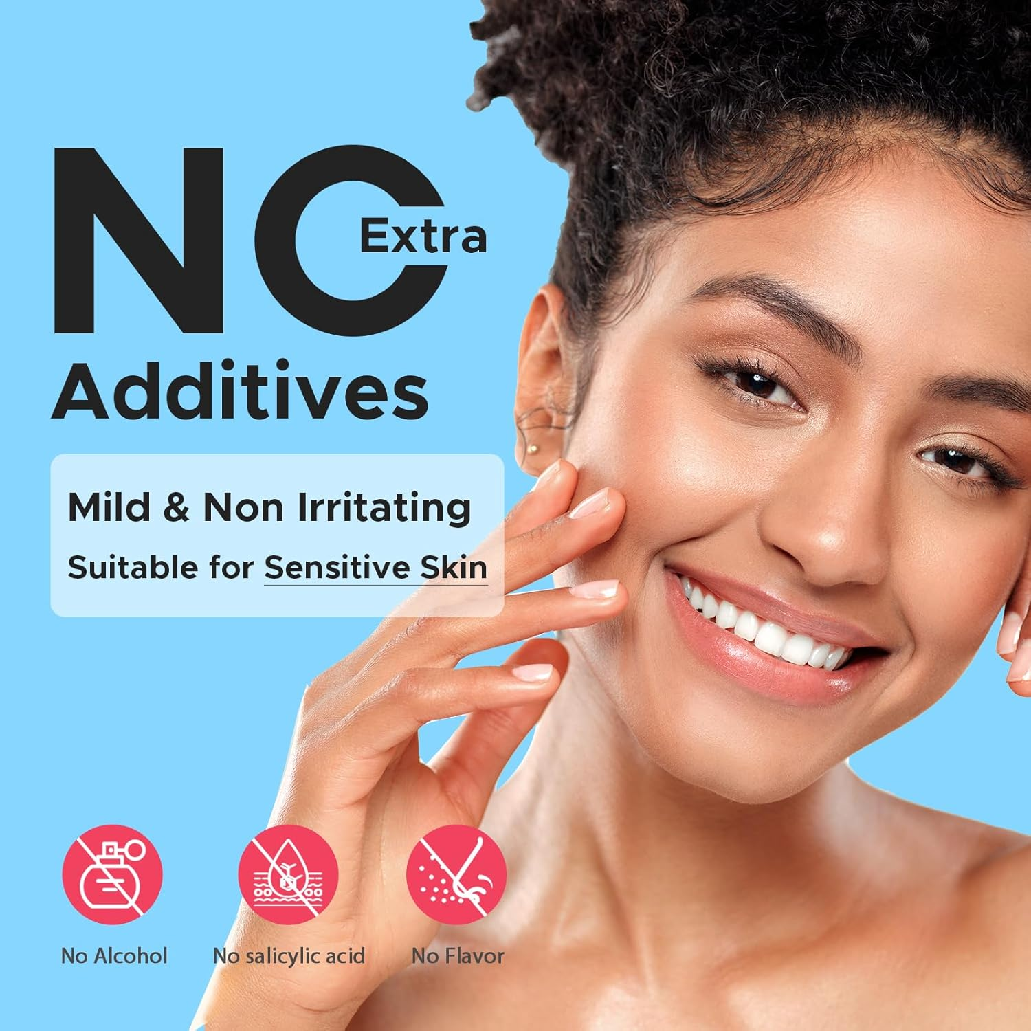 Litbear Large Pimple Patches, 5 Sizes 156 Patches Big Acne Patch, 60 XL Hydrocolloid Patch for Full Face, Forehead, Chin, Nose, Body, Back, Neck & Chest, Stirp, Square Large Hydrocolloid Bandages image number 4