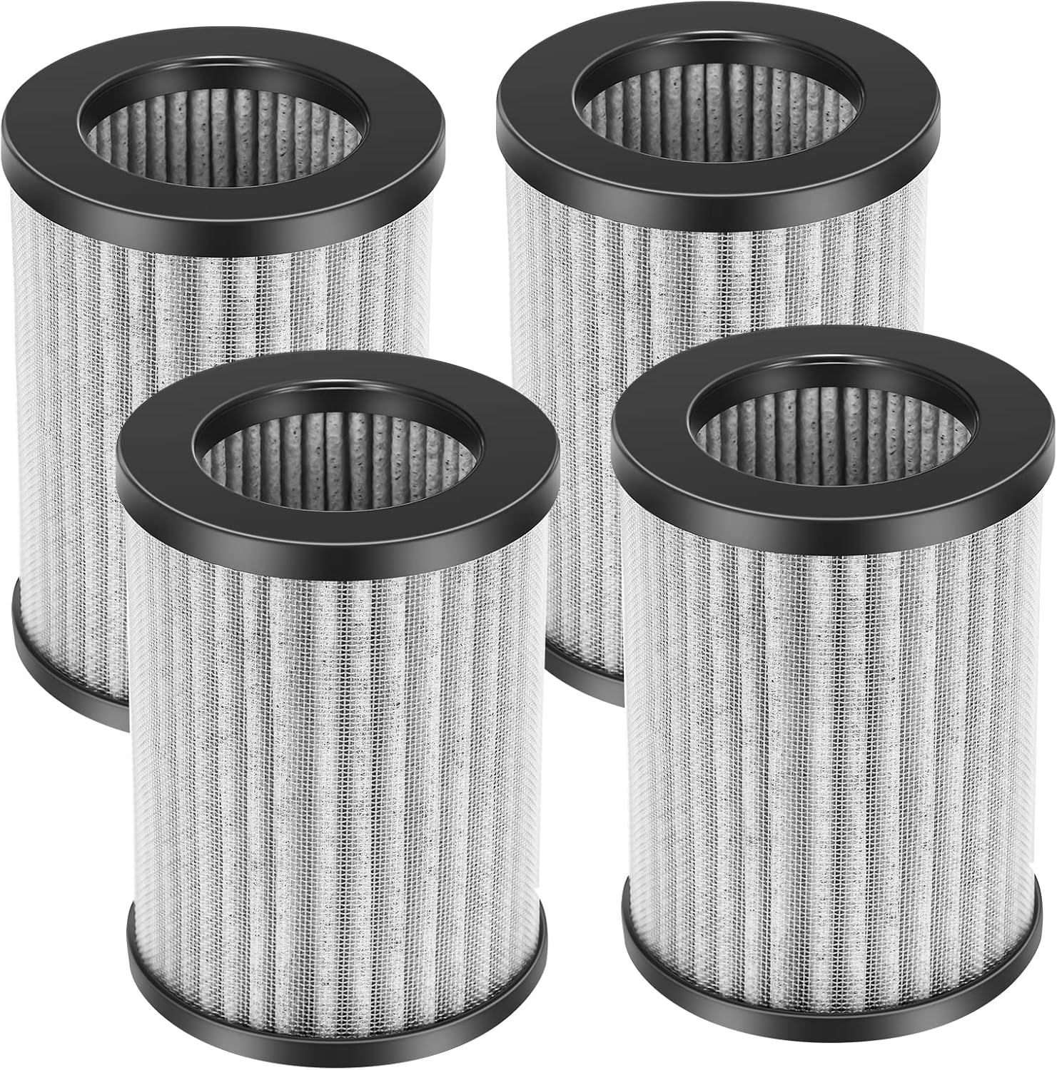 4 Pack Replacement Filters Compatible with Pure Enrichment Purezone Mini Portable Air Purifier PEPERSAP image number 1