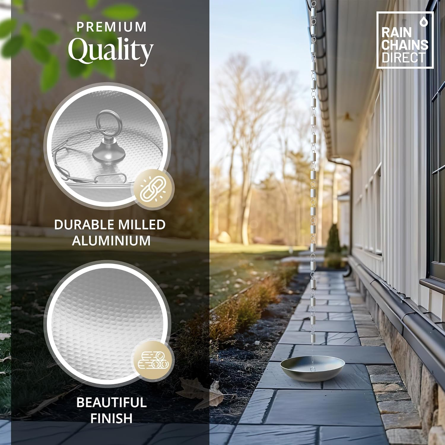 Rain Chains Direct Aluminum Basin image number 3