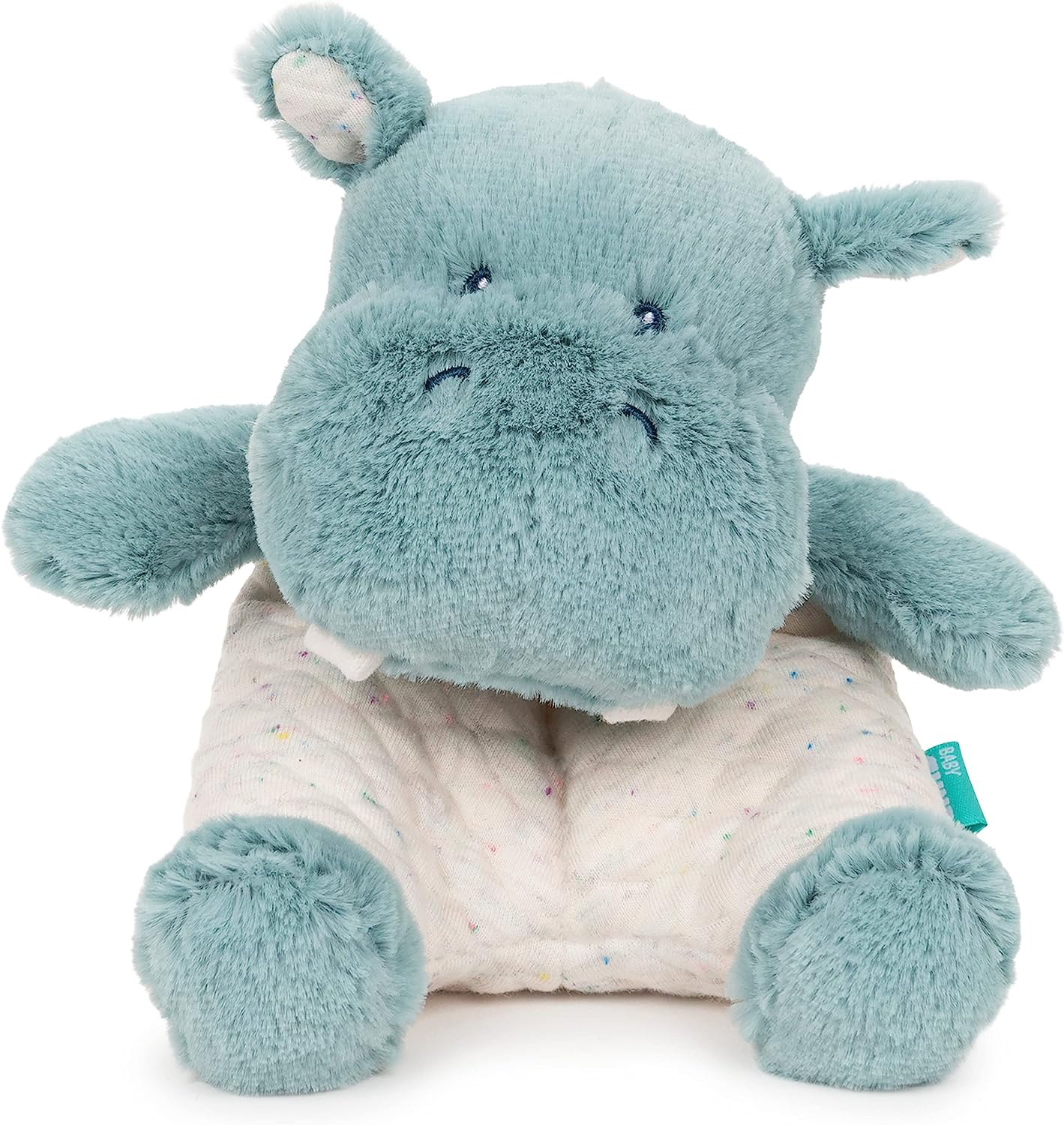 Gund Oh so Snuggly Hippo Stuffed Animal Plush Toy, Small