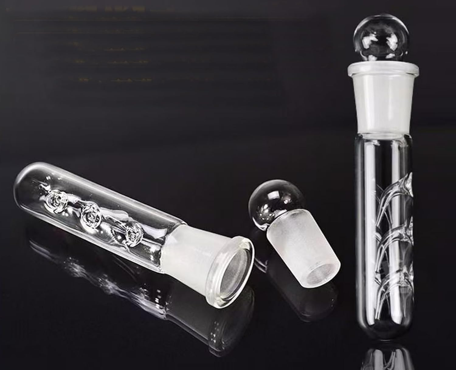 Glass Planaria Trap for Aquariums, 3-Piece Set, Leech and Worm Catcher image number 2