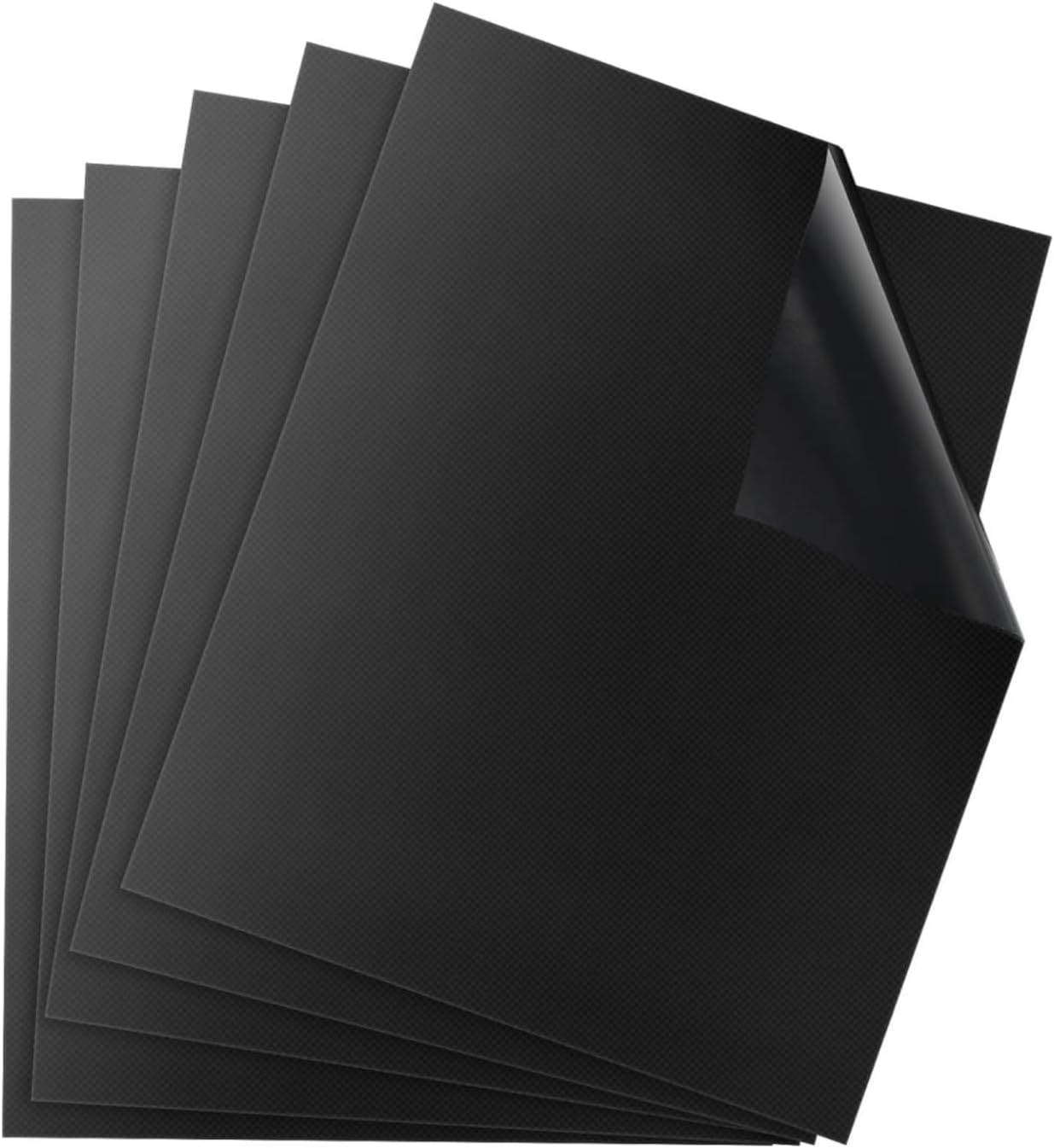 5 Pack Oven Liners for Bottom of Oven-40X33Cm, BBQ Grill Mats for Outdoor Grill, Teflon Oven Liners for Bottom of Oven for Gas, Charcoal, Electric Grill Kitchen Cooking Accessory Reusable image number 5