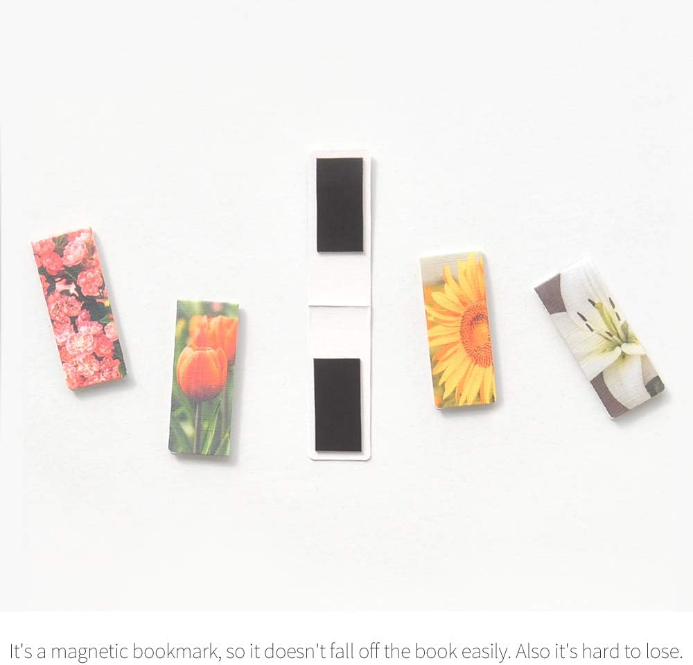 Monolike Magnetic Bookmarks Garden Flower, 10 Pieces image number 3