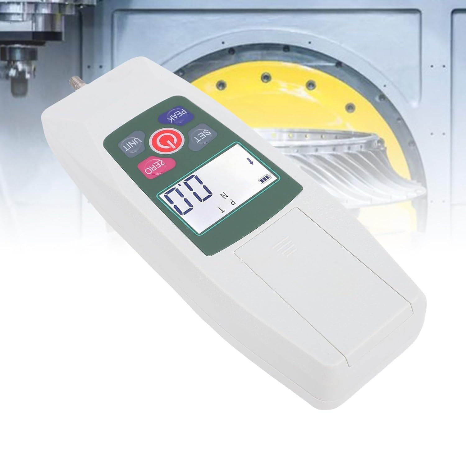 Sorandy Digital Force Gauges, Portable Push Pull Meter with Real Time//First Modes and LCD Backlit, for Tension & Compression Testing, 100N/10Kg/22Lbf/360Oz image number 2