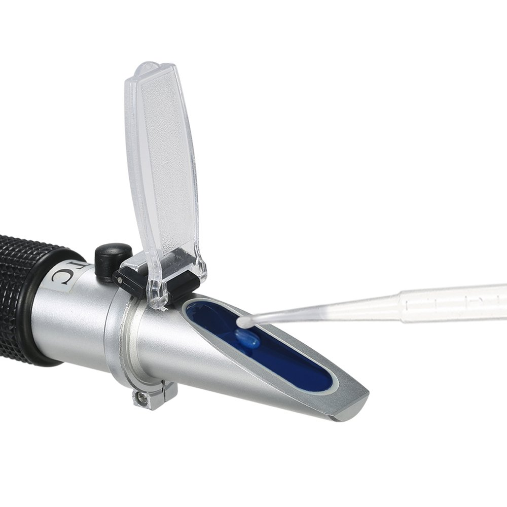 Portable Handheld ATC Antifreeze Refractometer Freezing Point Meter for Glycol Coolant Battery Acid Electrolyte Solution image number 6