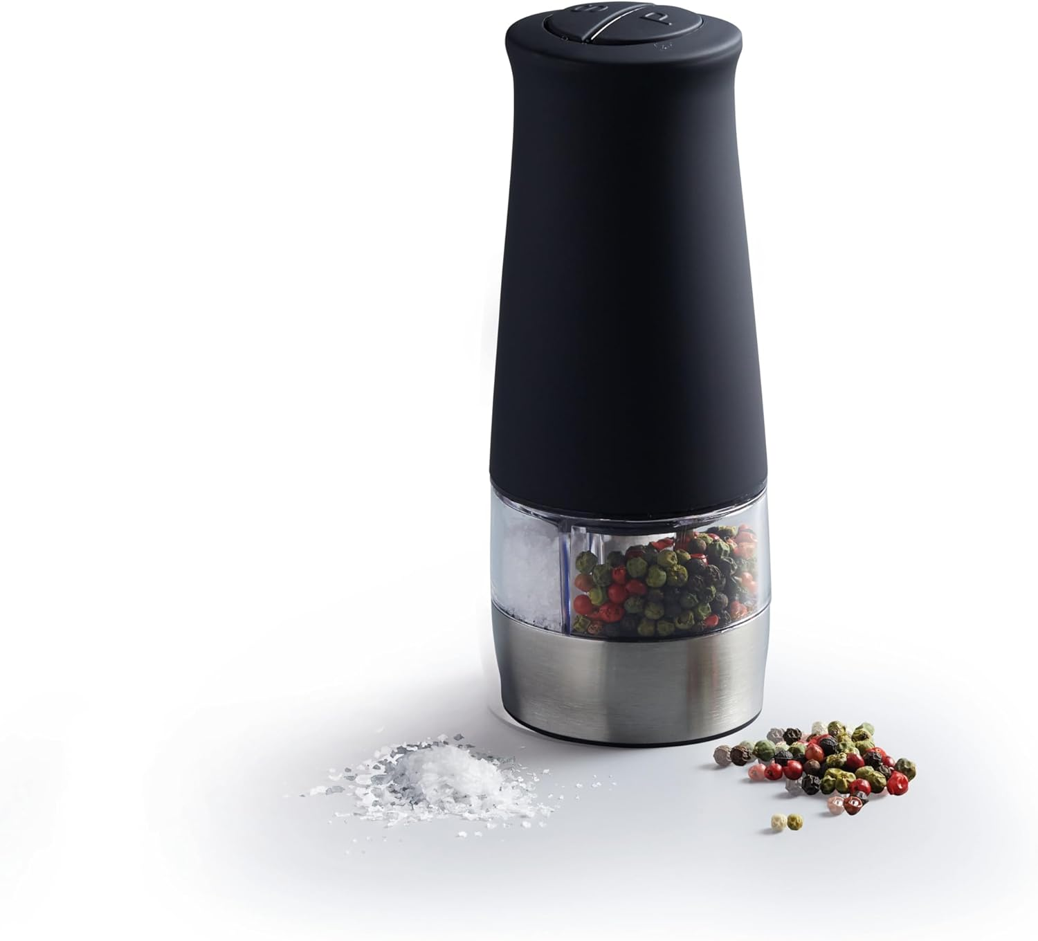 Mastercraft Electric Dual Salt & Pepper Mill 17Cm Gift Boxed