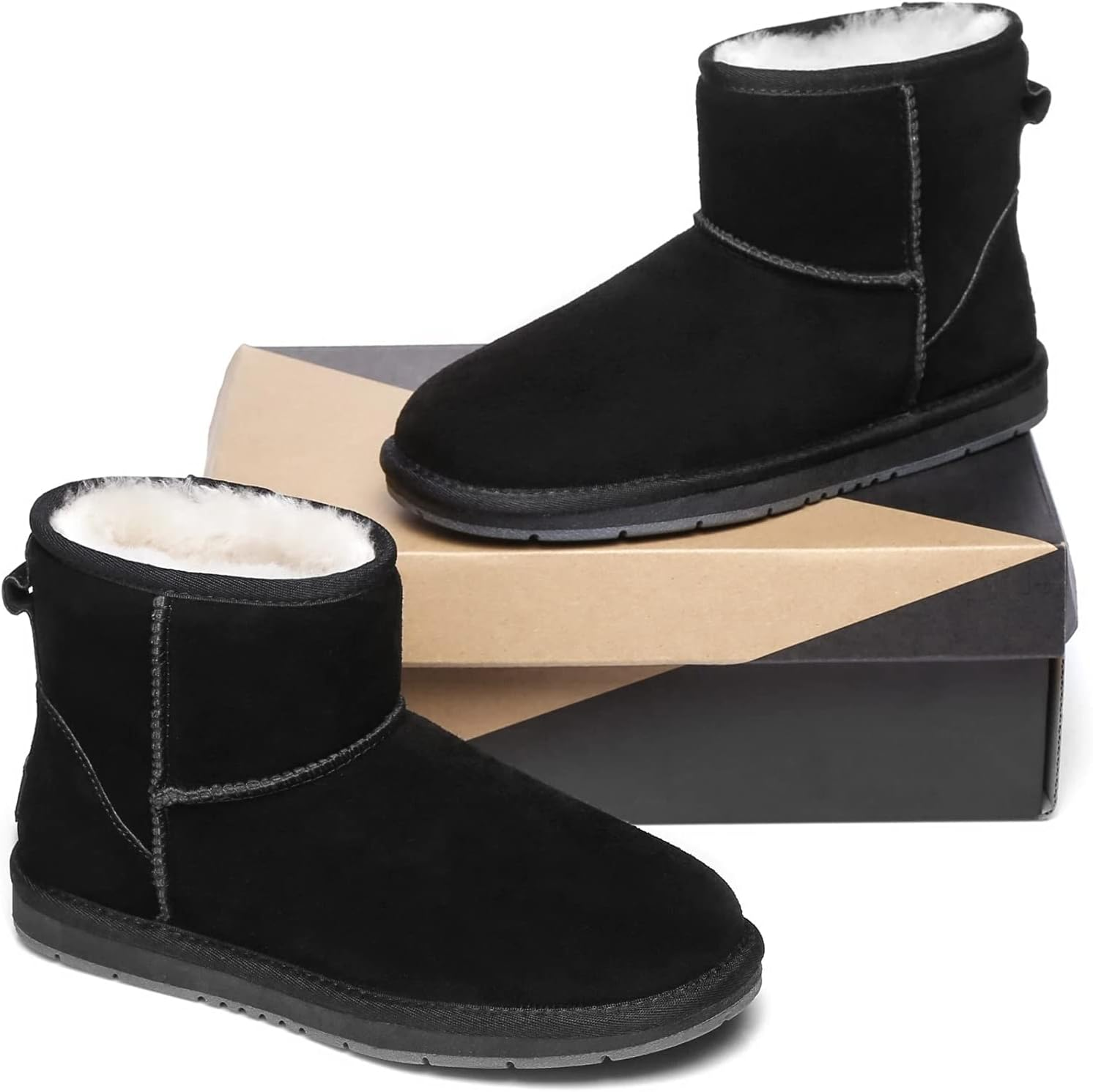 UGG Ankle Boots Australian Wool Classic Mini Suede Women'S Men'S Winter Shoes Snow Boot Best Gifts for Women Men image number 4