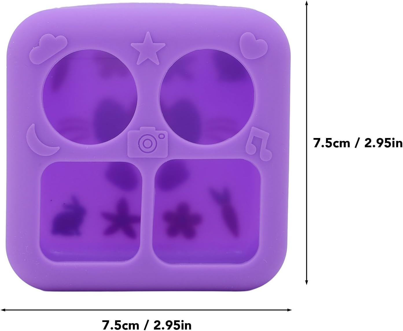 Silicone Cover for Yoto Mini Player, Protective Soft Silicone Case Cover, Accessory for Kids Audio Music Players (Light Purple) image number 6