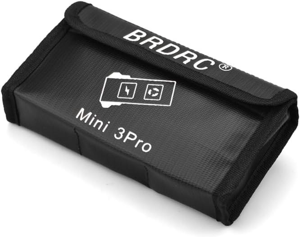 Theapro Fireproof Explosion-Proof Lipo Batteries Protector Storage,3 Battery Lipo Safe Bag for DJI Mini 4 Pro/Dji Mavic Mini 3/Mini 3 Pro image number 2