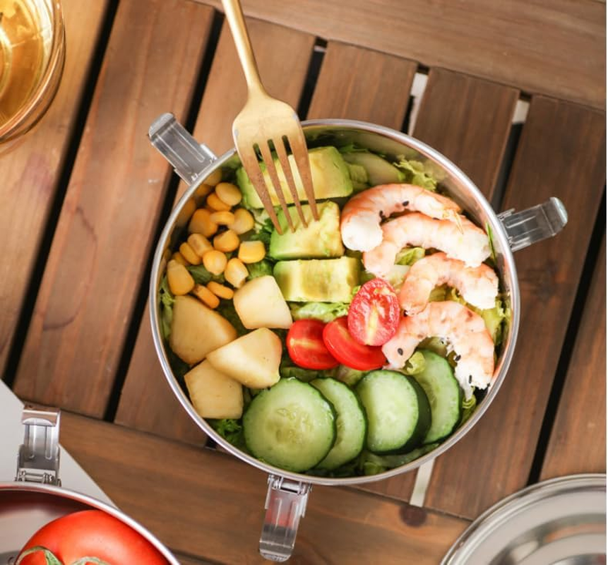 Allprettyall Premium Stainless Steel Food Storage Containers 304 Grade the Original Leak-Proof, Airtight, Smell-Proof - Perfect for Camping Trips, Lunches, Leftovers, Soups, Salads image number 2