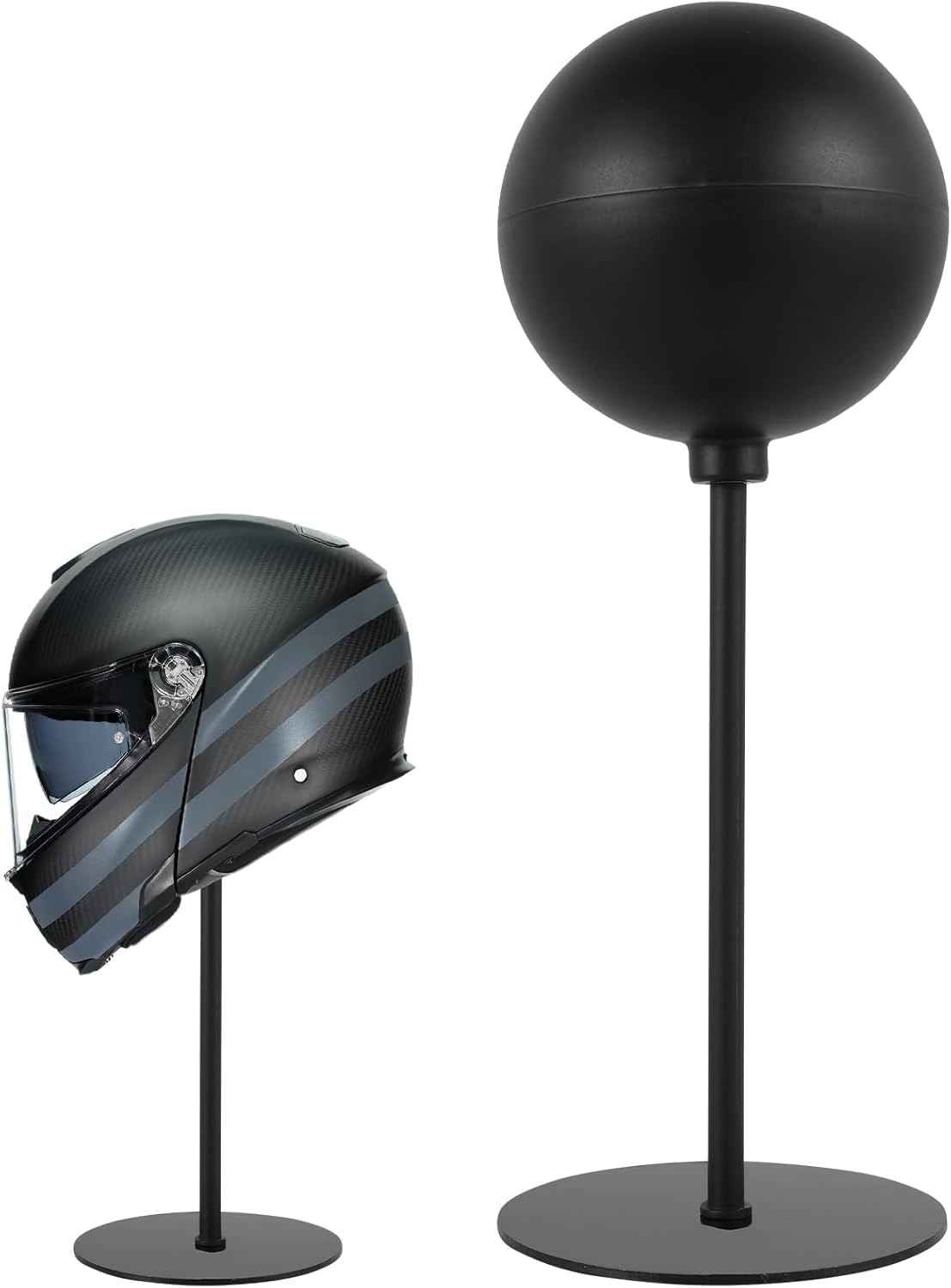 Helmet Stand, Rotating Desktop Hanger Helmet Display Stand, Suitable for Motorcycle Helmets, Hats and Rugby Helmets image number 2