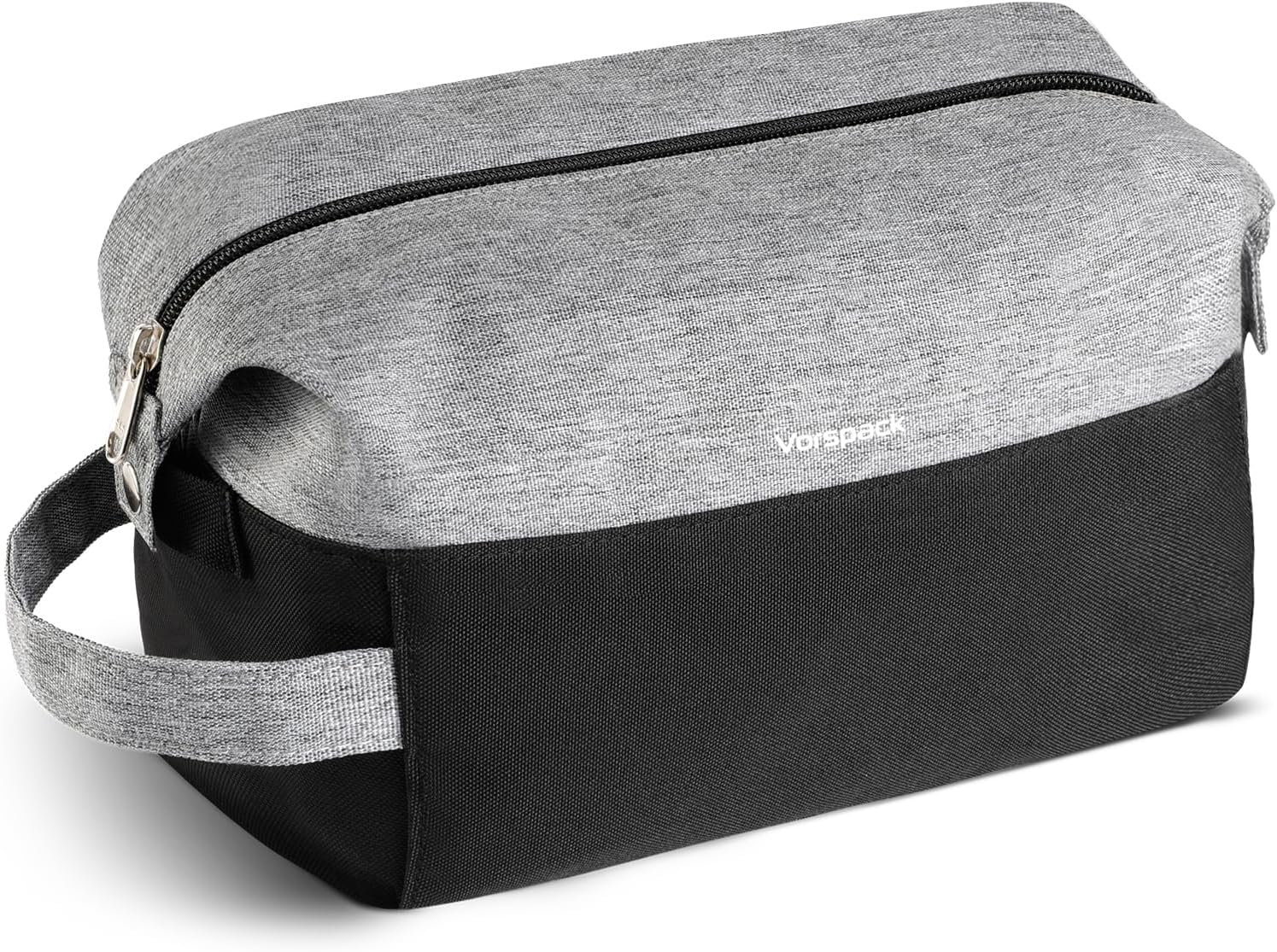 Vorspack Travel Toiletry Bag for Men - Lightweight Mens Toiletry Travel Bag Water Resistant Dopp Kit Shaving Bag, Black, Large image number 2