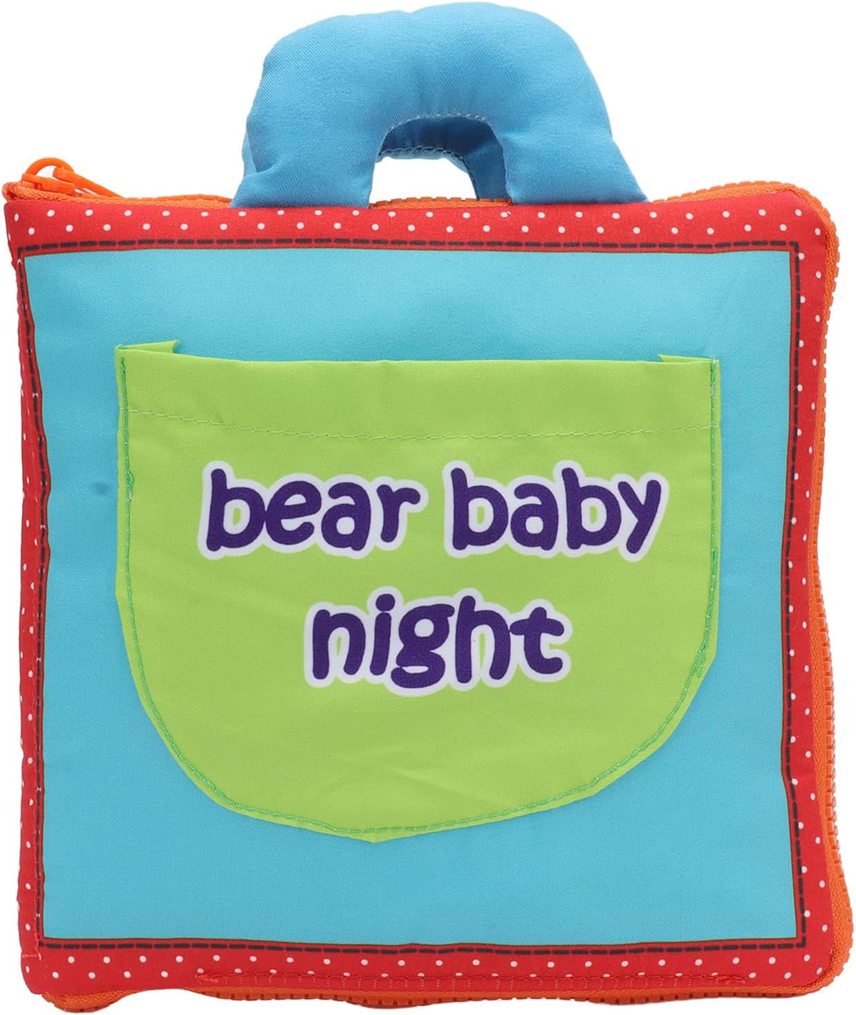 Baby Cloth Book,Colorful Baby Soft Cloth Book Early Learning Toy Infant image number 6